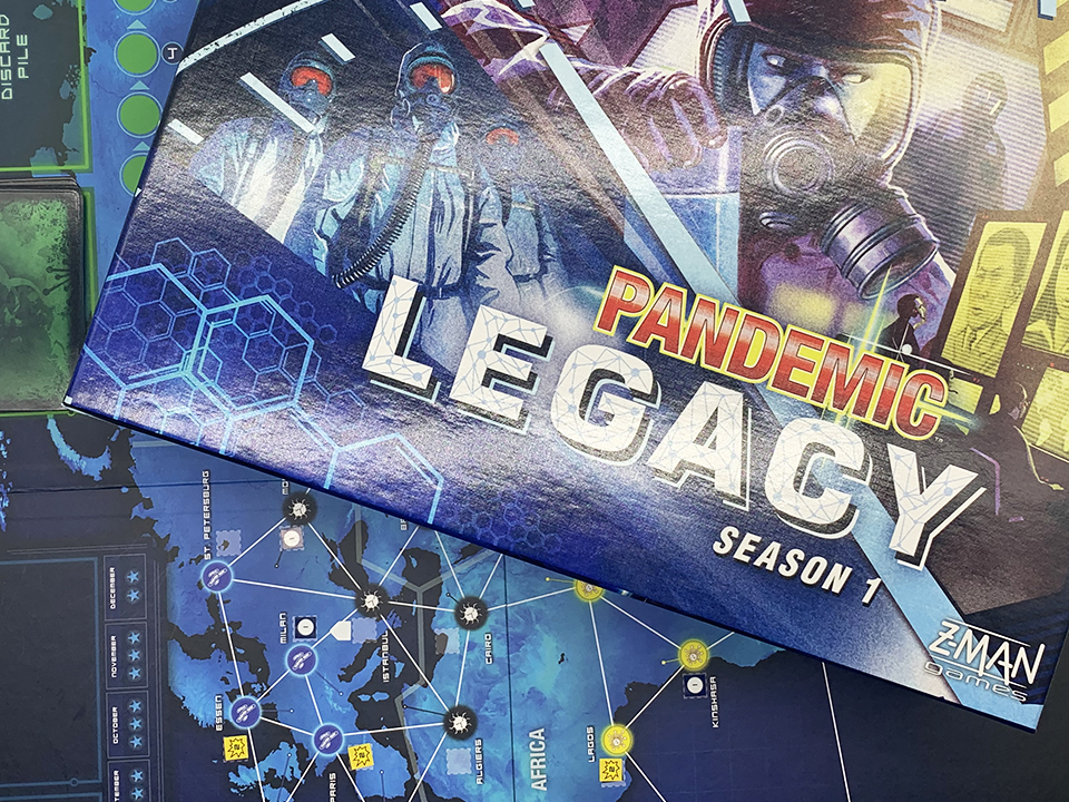 Pandemic Legacy board game 