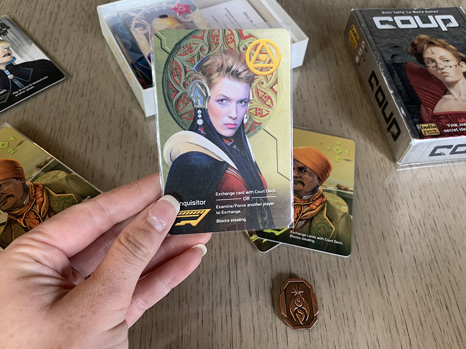 an inquisitor card in the coup game