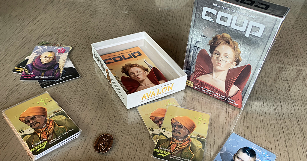 coup game box with contents