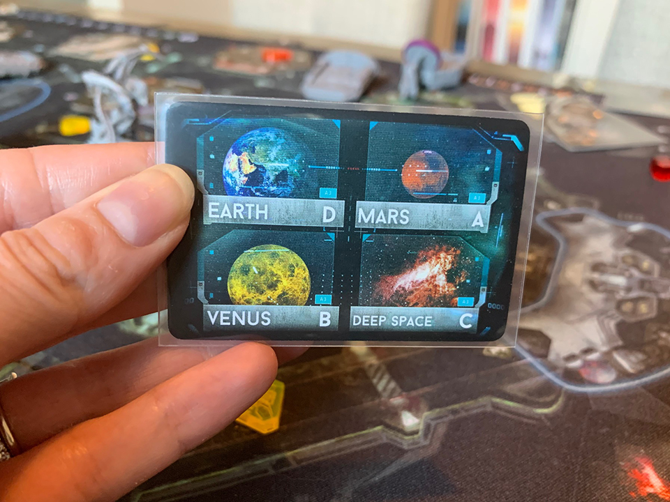 coordinates in the game nemesis shows four destinations: earth, mars, venus, and deep space