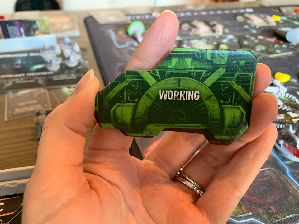 green engine working card in the game nemesis 